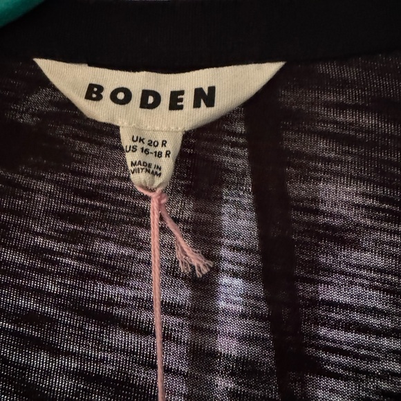 Boden Black Long Sleeve Women's Dress - Picture 3 of 3